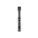 6 - Celina 2.00 mm Round Black Diamond Eternity Band 