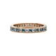 1 - Celina 2.00 mm Round London Blue Topaz and Diamond Eternity Band 