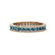1 - Celina 2.40 mm Round London Blue Topaz Eternity Band 
