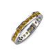 4 - Celina 2.40 mm Round Citrine Eternity Band 