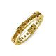 4 - Celina 2.40 mm Round Citrine Eternity Band 