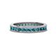 1 - Celina 2.40 mm Round London Blue Topaz Eternity Band 