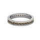 3 - Celina 2.40 mm Round Smoky Quartz Eternity Band 