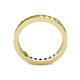 5 - Celina 2.40 mm Round Yellow Sapphire Eternity Band 
