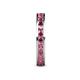 6 - Celina 2.40 mm Round Rhodolite Garnet Eternity Band 