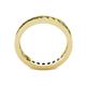 5 - Celina 2.40 mm Round Yellow Diamond Eternity Band 