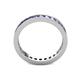 5 - Celina 2.40 mm Round Tanzanite Eternity Band 