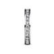 6 - Celina 2.40 mm Round Diamond Eternity Band 