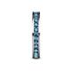 6 - Celina 2.40 mm Round London Blue Topaz Eternity Band 