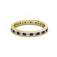 2 - Celina 2.00 mm Round Blue Sapphire and Diamond Eternity Band 