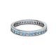 2 - Celina 2.00 mm Round Blue Topaz and Diamond Eternity Band 