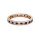 2 - Celina 2.00 mm Round Blue Sapphire and Diamond Eternity Band 