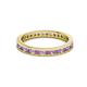 2 - Celina 2.00 mm Round Amethyst and Diamond Eternity Band 