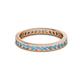 2 - Celina 2.00 mm Round Blue Topaz and Diamond Eternity Band 