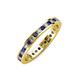 3 - Celina 2.00 mm Round Blue Sapphire and Diamond Eternity Band 