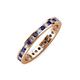 3 - Celina 2.00 mm Round Blue Sapphire and Diamond Eternity Band 