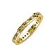 3 - Celina 2.00 mm Round Citrine and Diamond Eternity Band 