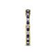 5 - Celina 2.00 mm Round Blue Sapphire and Diamond Eternity Band 