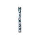 5 - Celina 2.00 mm Round London Blue Topaz and Diamond Eternity Band 