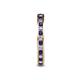 5 - Celina 2.00 mm Round Blue Sapphire and Diamond Eternity Band 