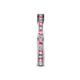 5 - Celina 2.00 mm Round Pink Tourmaline and Diamond Eternity Band 