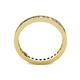 4 - Celina 2.00 mm Round Citrine and Diamond Eternity Band 