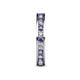 5 - Celina 2.40 mm Round Iolite and Diamond Eternity Band 