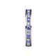 5 - Celina 2.40 mm Round Tanzanite and Diamond Eternity Band 