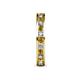 5 - Celina 2.40 mm Round Citrine and Diamond Eternity Band 