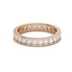 3 - Celina 2.70 mm Round White Sapphire Eternity Band 