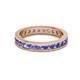 3 - Celina 2.70 mm Round Tanzanite Eternity Band 