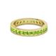 3 - Celina 2.70 mm Round Peridot Eternity Band 