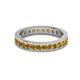 3 - Celina 2.70 mm Round Citrine Eternity Band 