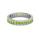 3 - Celina 2.70 mm Round Peridot Eternity Band 