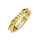 4 - Celina 2.70 mm Round Yellow Sapphire Eternity Band 