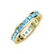 4 - Celina 2.70 mm Round Blue Topaz Eternity Band 