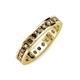 4 - Celina 2.70 mm Round Smoky Quartz Eternity Band 