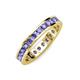 4 - Celina 2.70 mm Round Tanzanite Eternity Band 