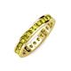 4 - Celina 2.70 mm Round Yellow Diamond Eternity Band 