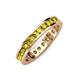 4 - Celina 2.70 mm Round Yellow Diamond Eternity Band 