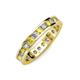 3 - Celina 2.70 mm Round Yellow Sapphire and Diamond Eternity Band 
