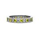 1 - Celina 2.70 mm Round Yellow and White Diamond Eternity Band 