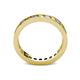 4 - Celina 2.70 mm Round Yellow Sapphire and Diamond Eternity Band 