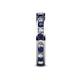 5 - Celina 2.70 mm Round Blue Sapphire and Diamond Eternity Band 