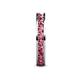 6 - Celina 2.70 mm Round Pink Tourmaline Eternity Band 