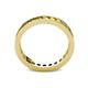 5 - Celina 2.70 mm Round Yellow Diamond Eternity Band 