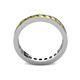 5 - Celina 2.70 mm Round Yellow Sapphire Eternity Band 