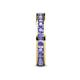 6 - Celina 2.70 mm Round Tanzanite Eternity Band 