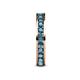6 - Celina 2.70 mm Round London Blue Topaz Eternity Band 