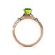 5 - Katelle Desire Peridot and Diamond Engagement Ring 